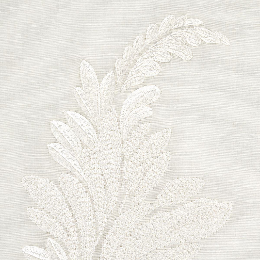 Schumacher Contessa Embroidered Sheer Ivory Fabric