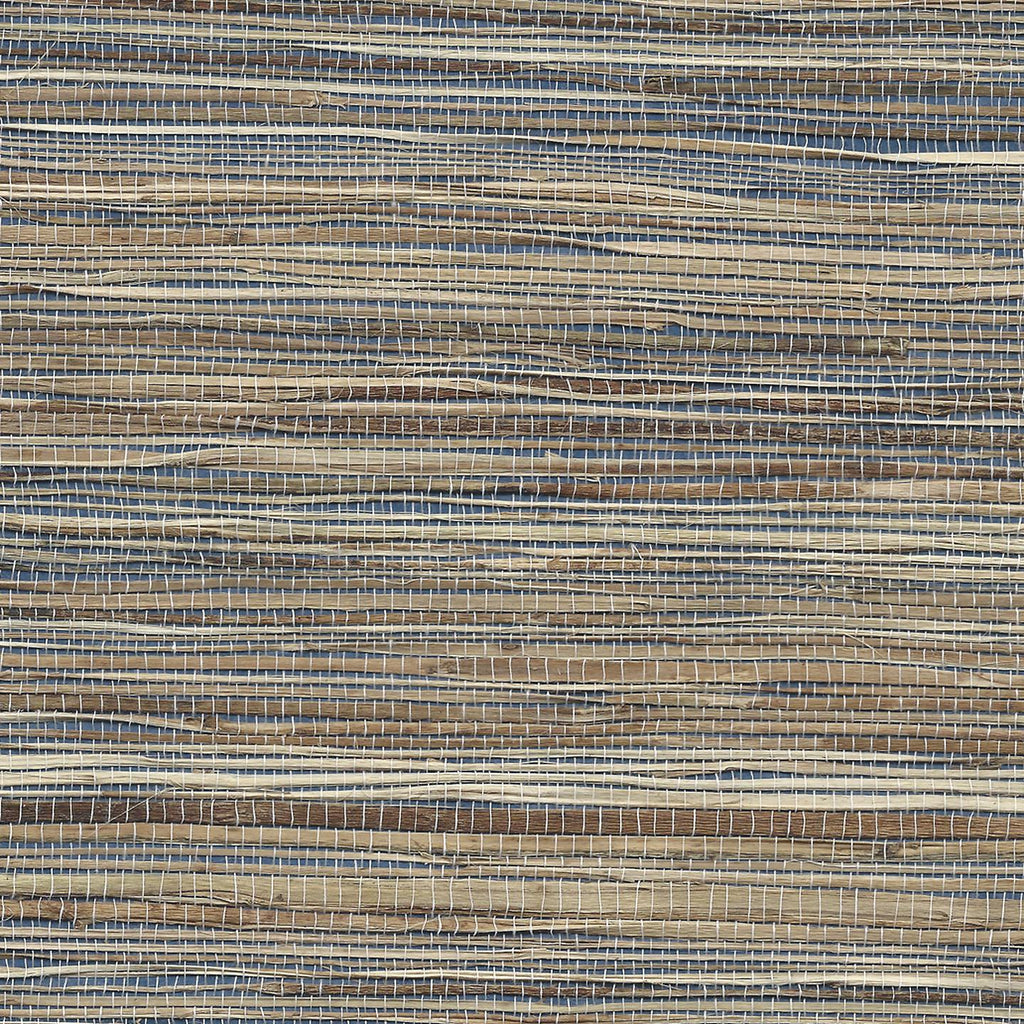 Phillip Jeffries Great Grasses - Shoreline Grass and Grass Roots Blue Birds Wallpaper