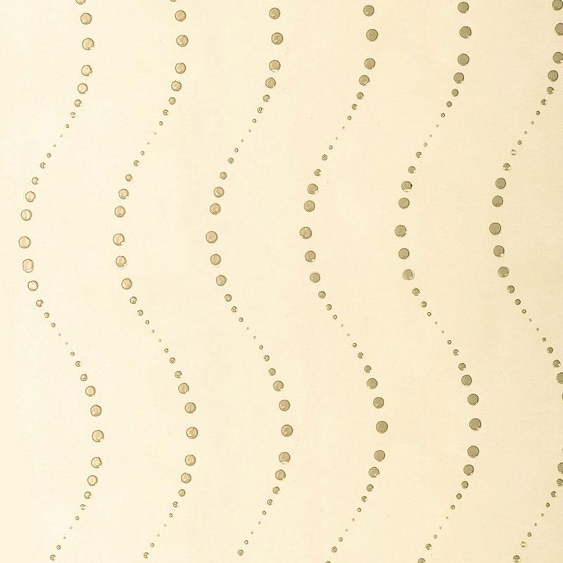 Schumacher Bubbles Cream Wallpaper