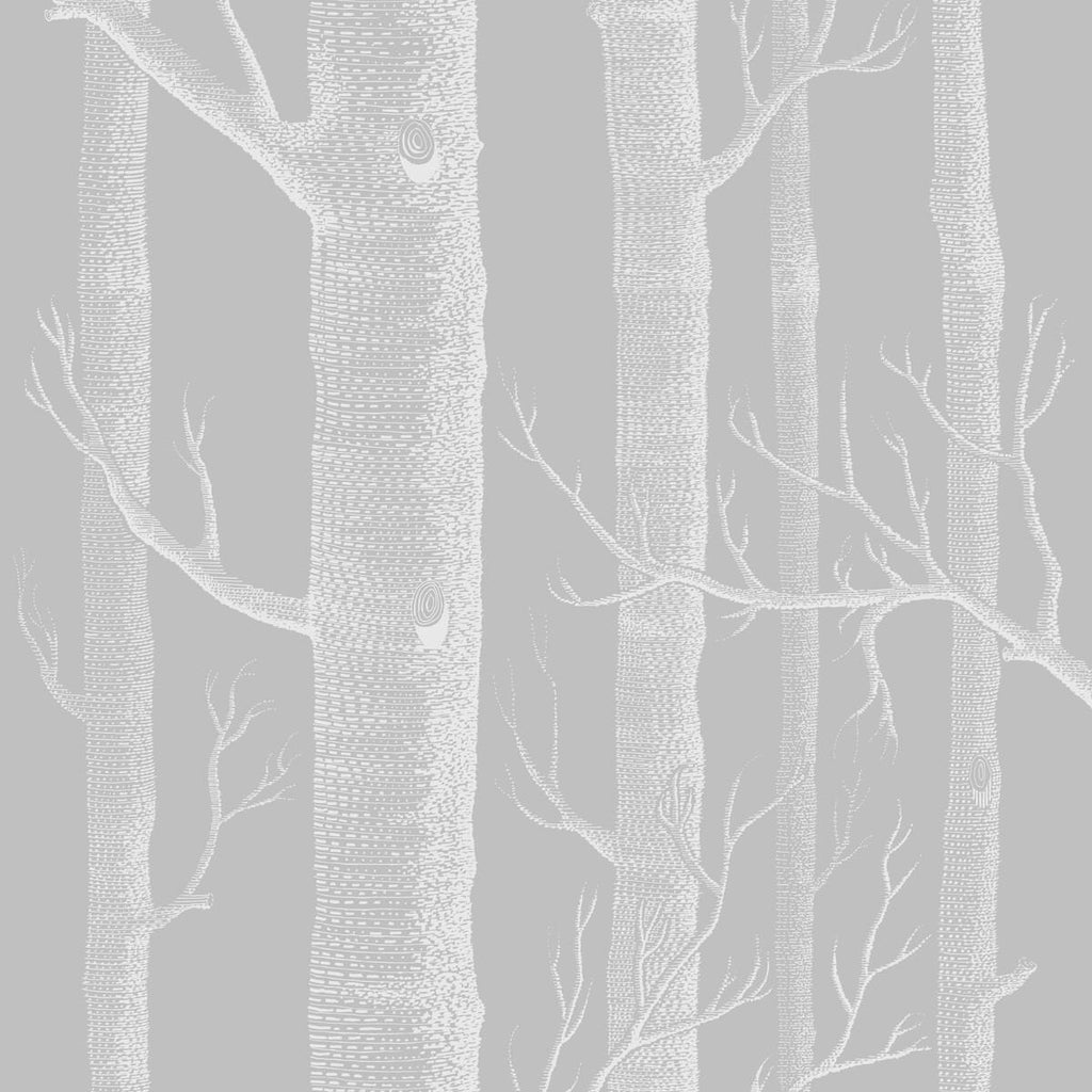 Cole & Son WOODS GREY/WHITE Wallpaper