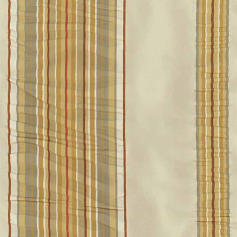 Schumacher Bizet Ruched Stripe Fresco Fabric