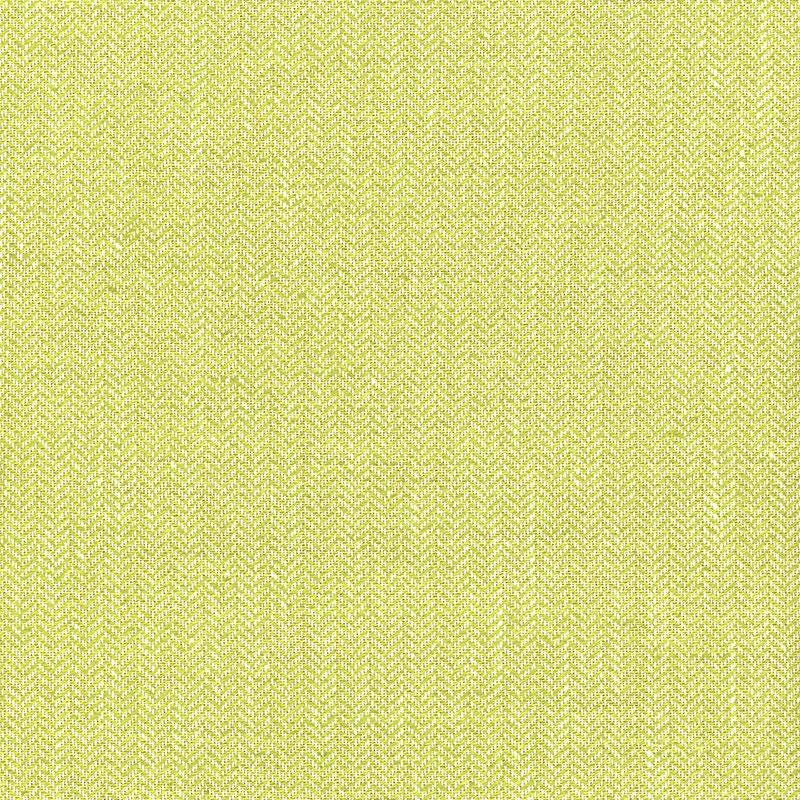 Schumacher Bryton Linen Herringbone Lime Fabric