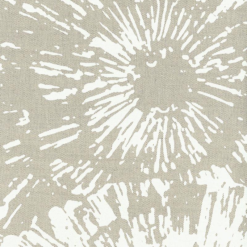 Schumacher Fireworks Frosted Natural Fabric