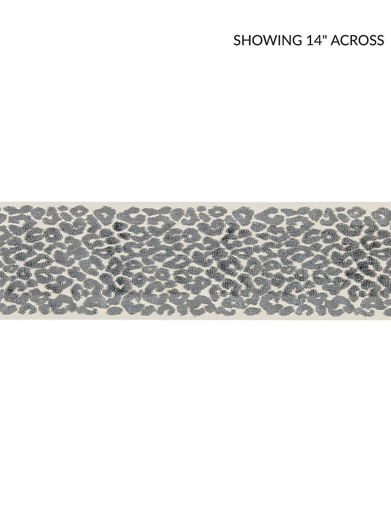 Scalamandre Leopard Velvet Tape Smoke Trim