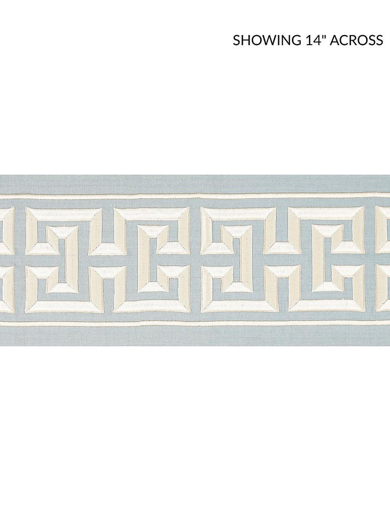 Scalamandre IMPERIAL EMBROIDERED TAPE SKY Trim