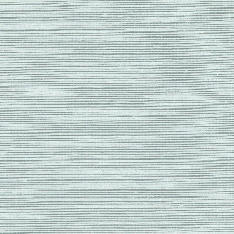 Schumacher Haruki Sisal Water Blue Wallpaper
