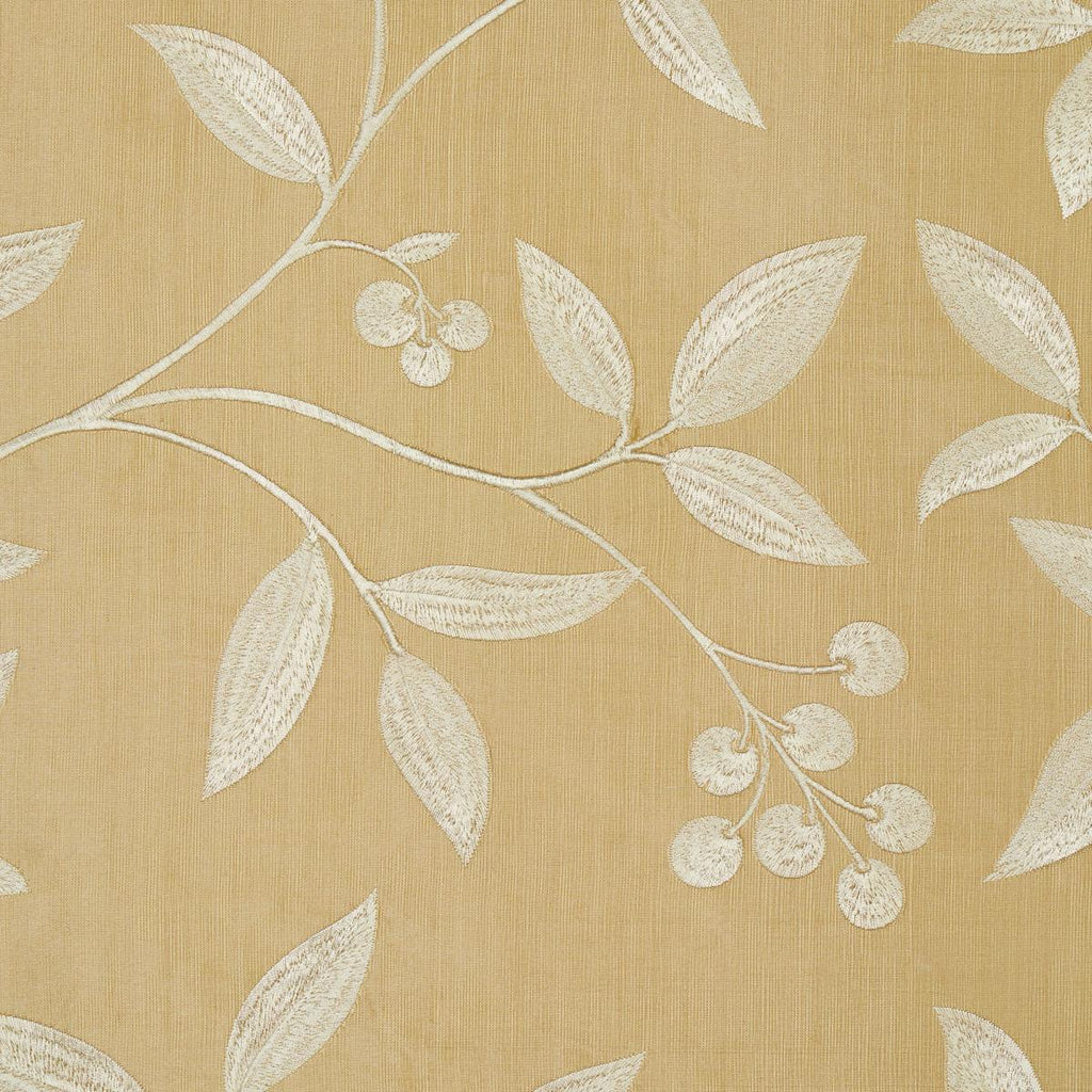Schumacher Adelaide Embroidery Blonde Fabric