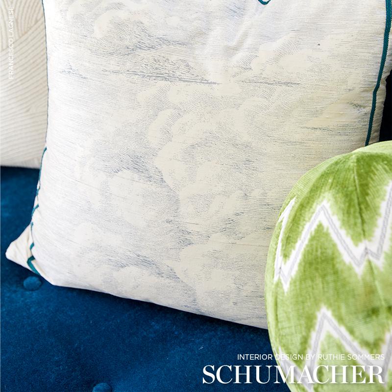 Schumacher Cloud Toile Delft Fabric