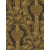 Cole & Son Hollywood Palm Charcoal & Gold Wallpaper