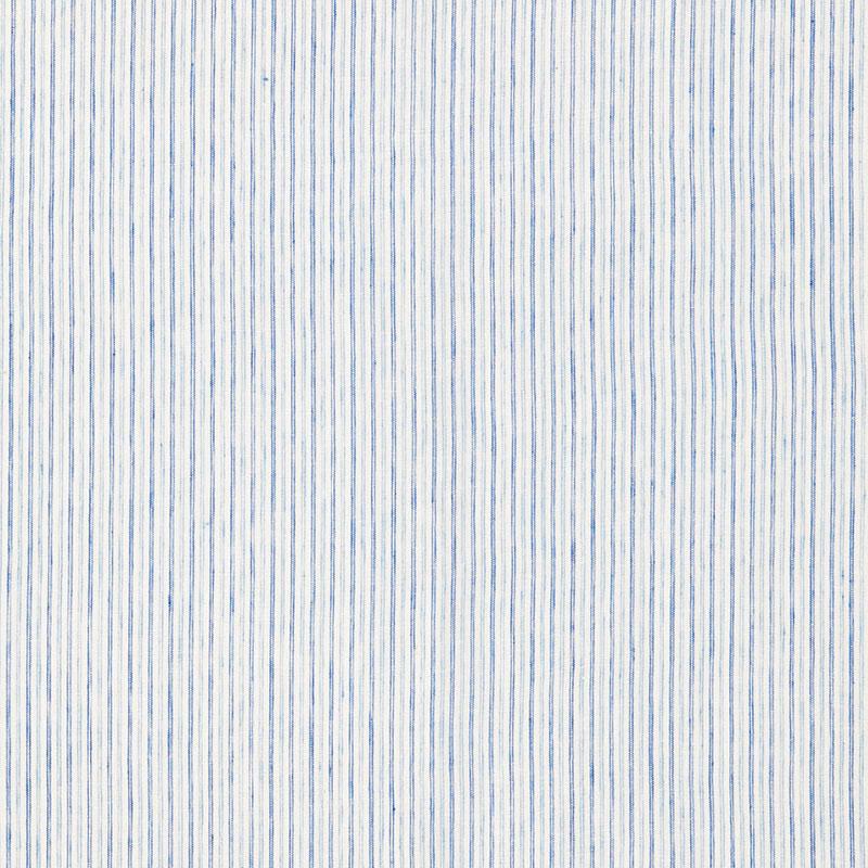 Schumacher Mackay Linen Stripe Sheer Sky Fabric