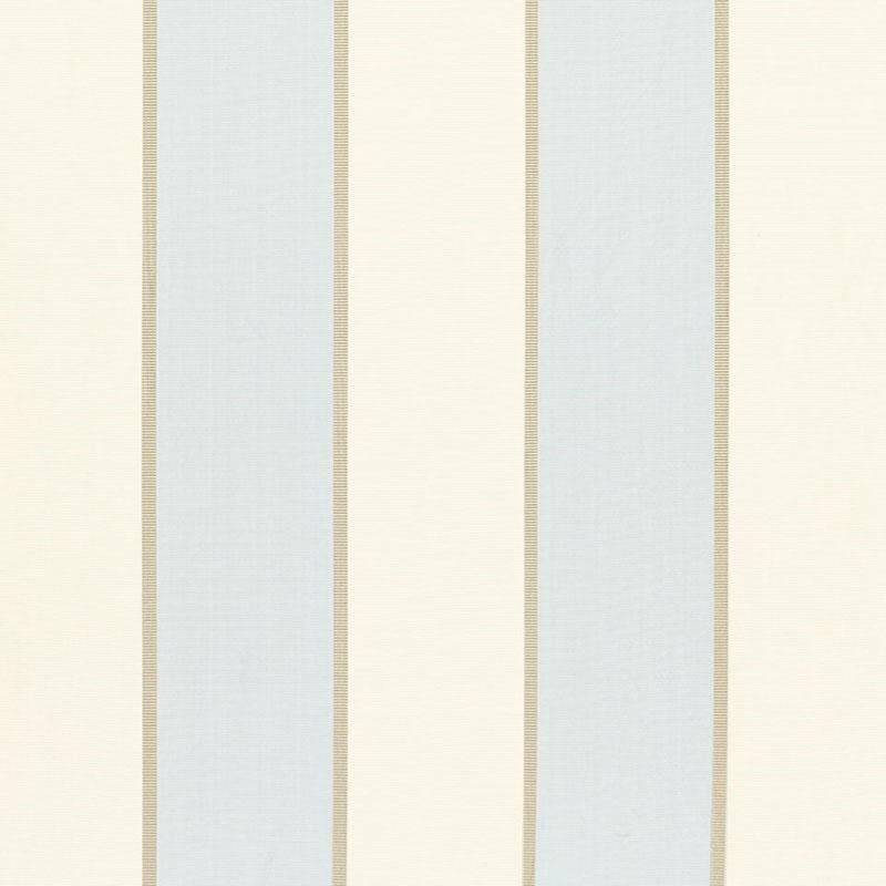 Schumacher Montebello Stripe Azure Fabric