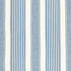 Schumacher Summerville Linen Stripe Ocean Fabric