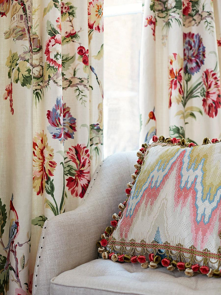 Scalamandre Somerset Linen Print Bloom Fabric