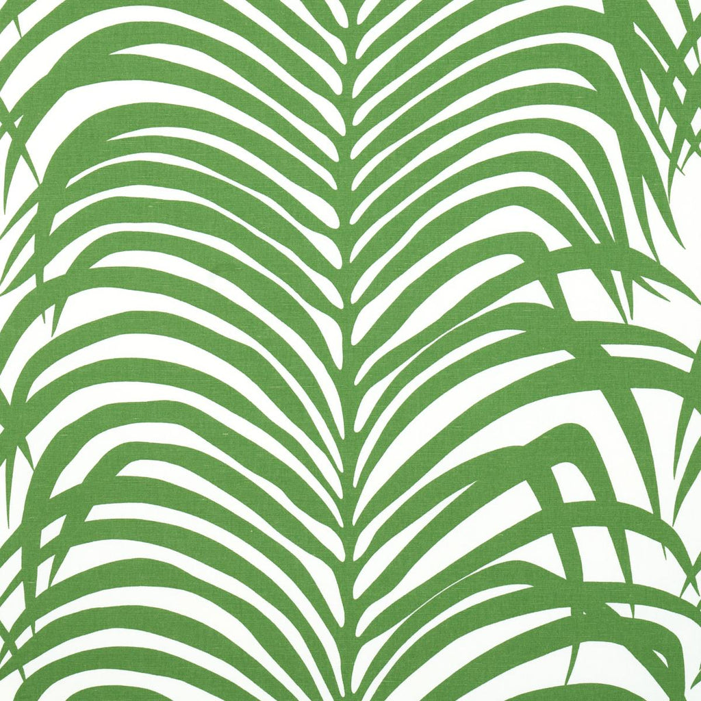 Schumacher Zebra Palm Jungle Fabric