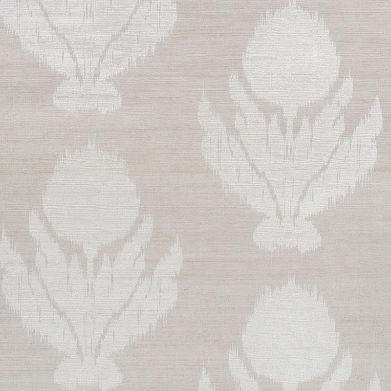 Schumacher Agra Hemp Shimmer Moonstone Wallpaper DecoratorsBest
