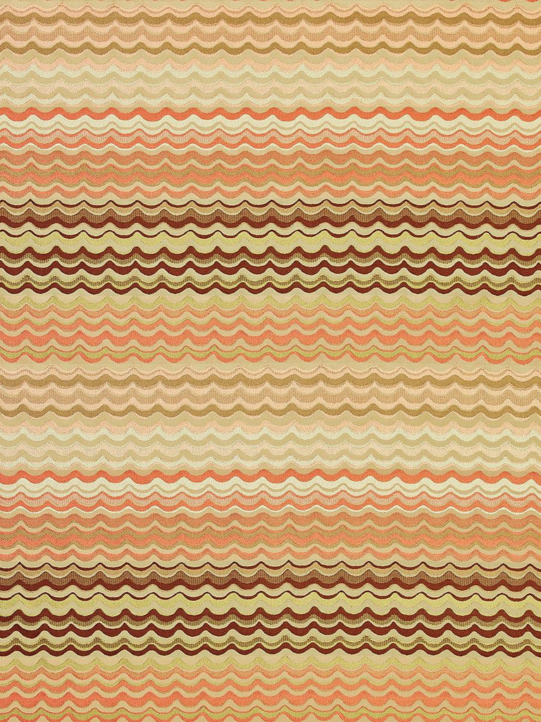Old World Weavers New Wave Coral Fabric