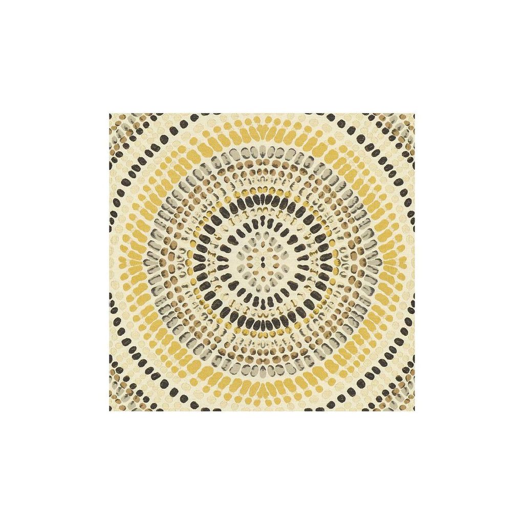 Kravet Painted Mosaic Golden Grey Fabric