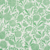 Schumacher Chrysanthemum Green Wallpaper