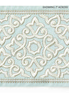 Scalamandre Ornamental Embroidered Tape Aquamarine Trim