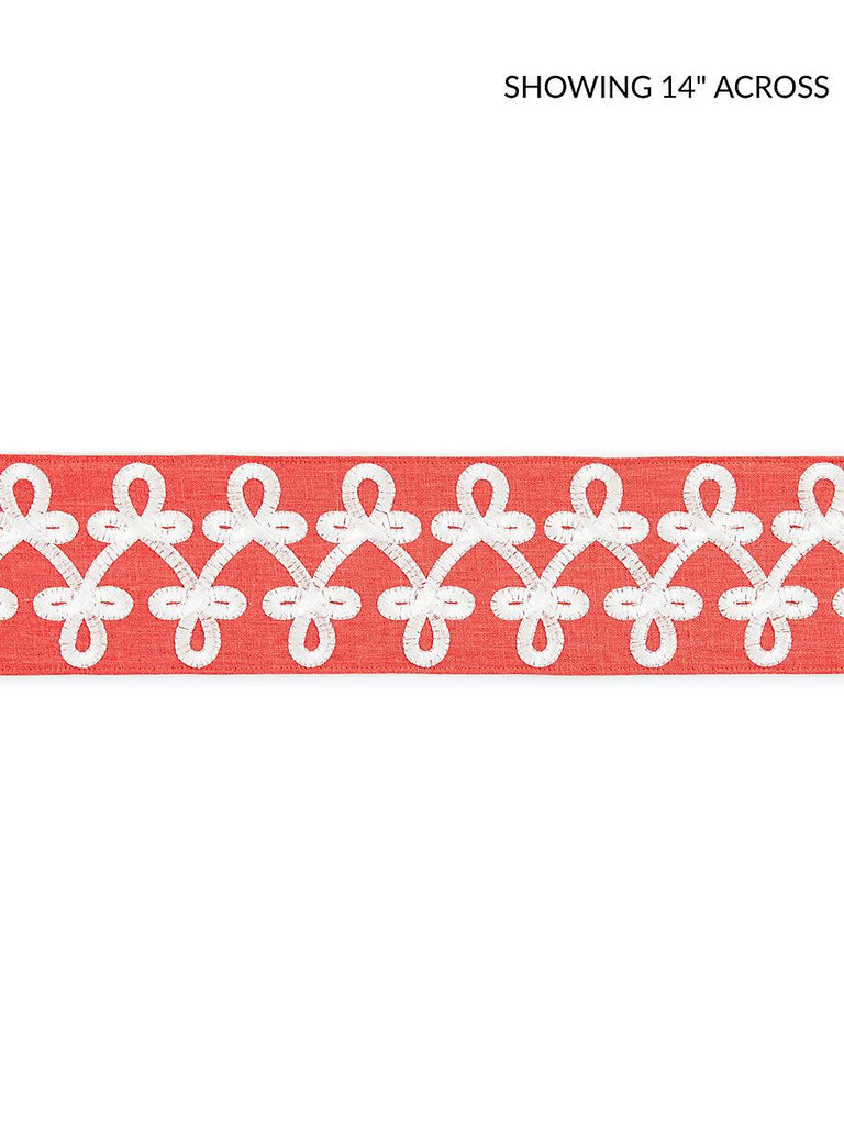 Scalamandre Empress Embroidered Tape Coral Trim