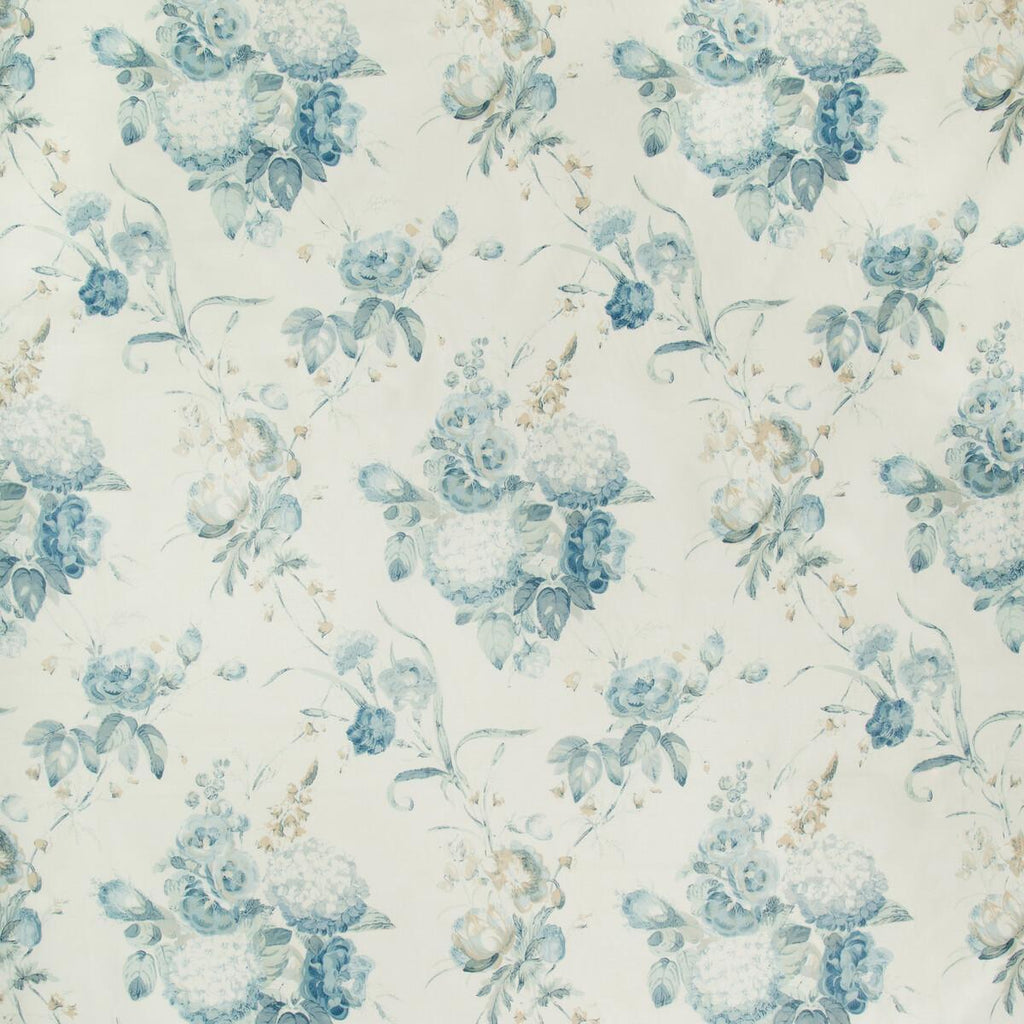 Lee Jofa ADELYN HANDBLOCK BLUE Fabric