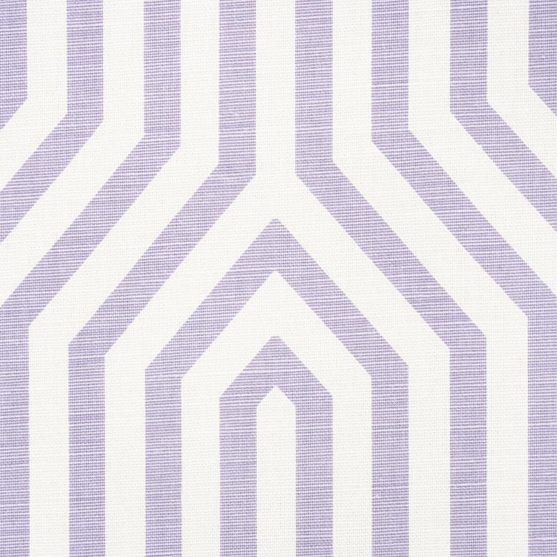 Schumacher Vanderbilt Print Lavender Fabric