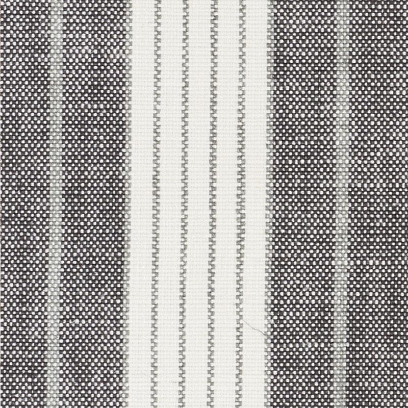 Schumacher Horst Stripe Blackwork Fabric