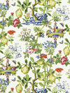 Scalamandre Shantung Garden Bloom Wallpaper