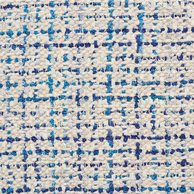 Schumacher Babe'S Tweed Blue Fabric