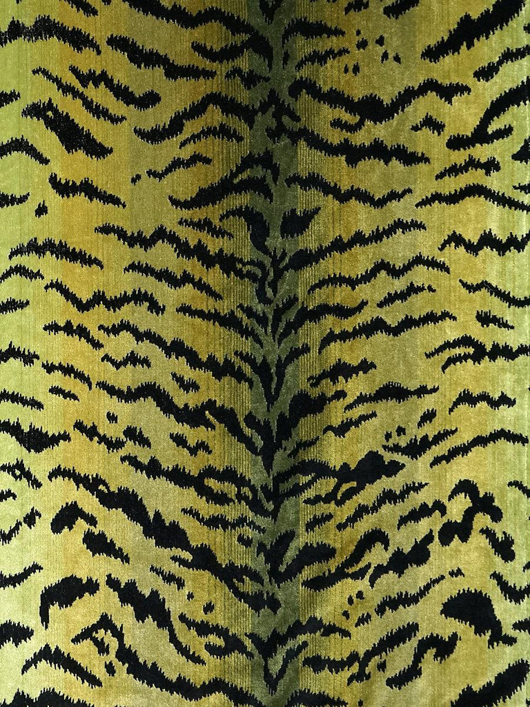 Scalamandre TIGRE GREENS & BLACK Fabric