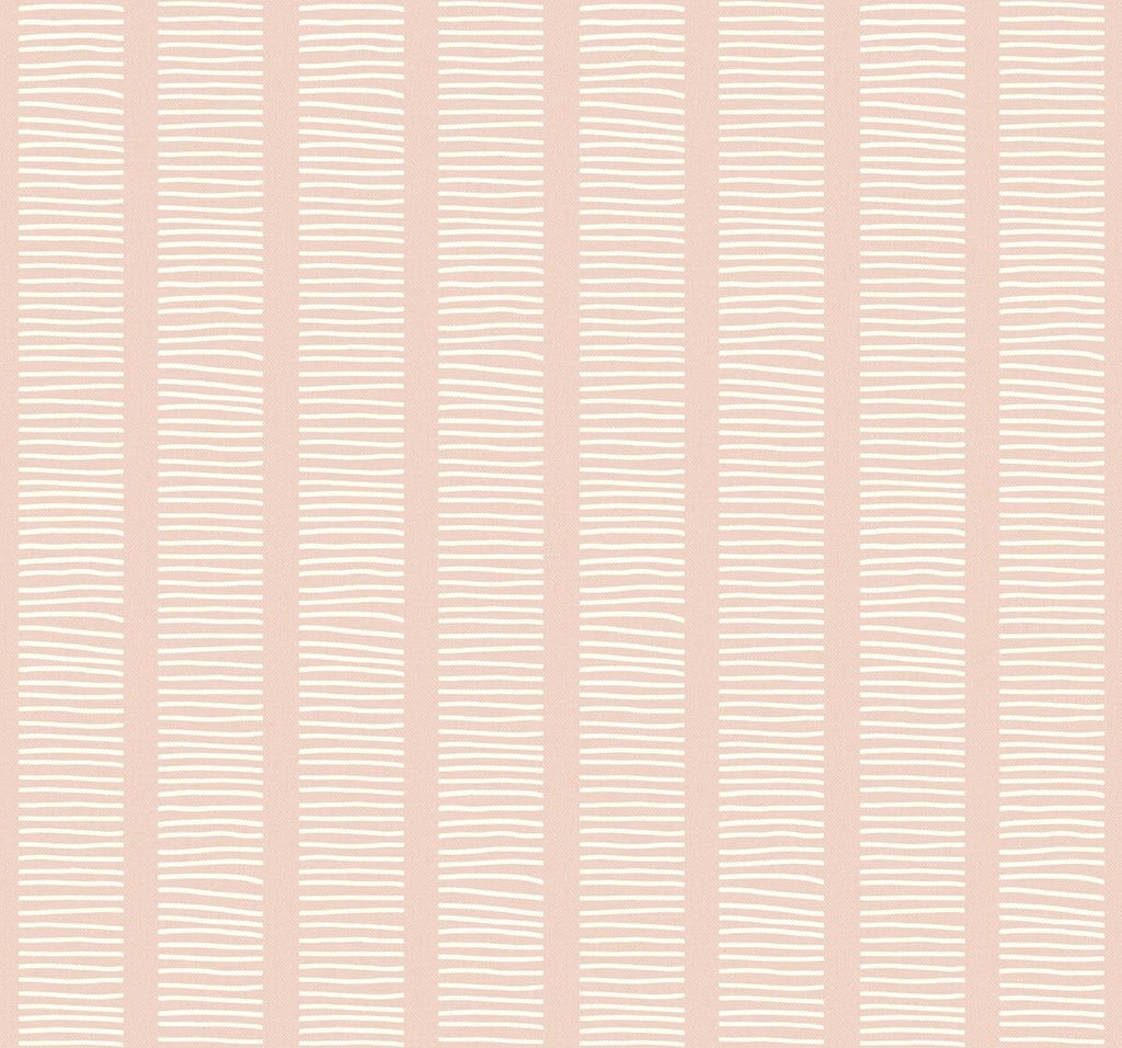 Seabrook Coastline Pink Wallpaper