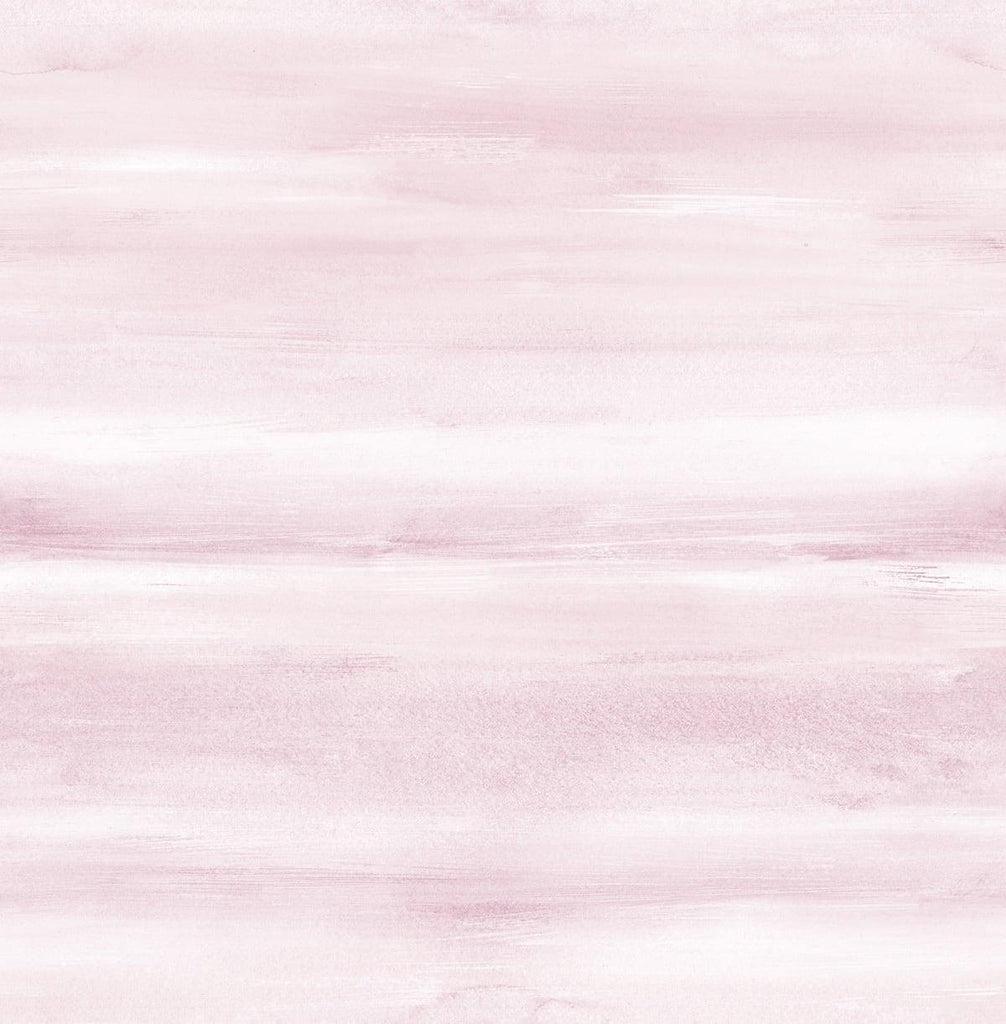 Seabrook Watercolor Pink Wallpaper