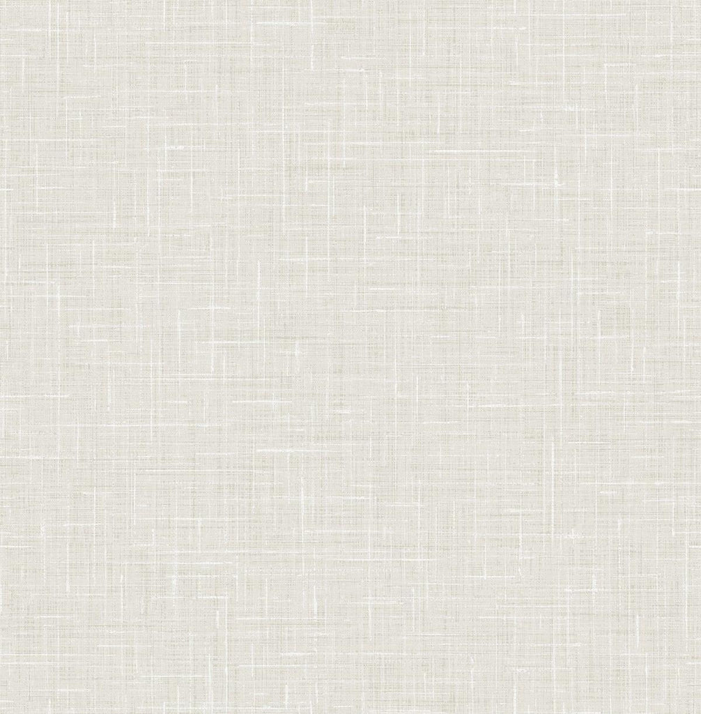 Seabrook Linen Soft Gray Wallpaper