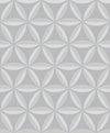 Seabrook Lens Geometric Gray And Taupe Wallpaper