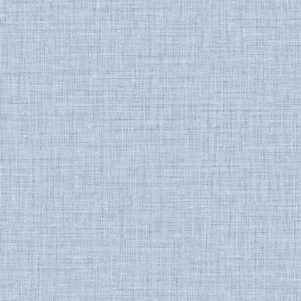 Seabrook Easy Linen Blue Wallpaper