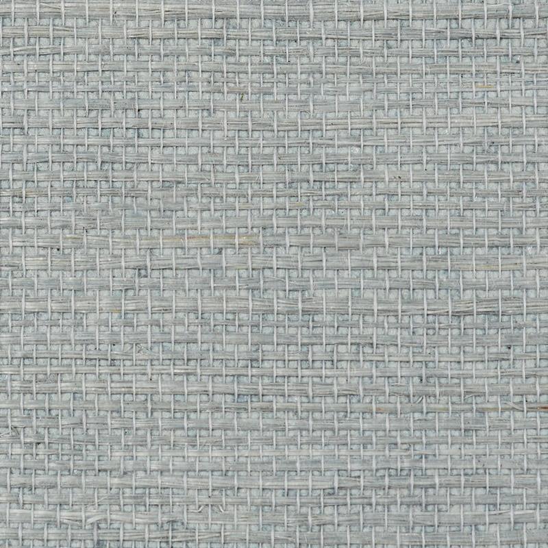 Schumacher Haruki Sisal Blue Grey Wallpaper
