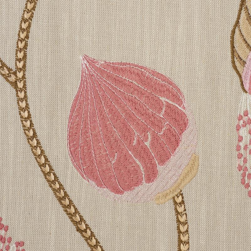 Schumacher Celinda Embroidery Blush Fabric