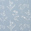 Schumacher Lisbeth Embroidery Blue Fabric
