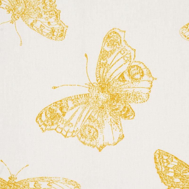 Schumacher Burnell Butterfly Yellow Fabric