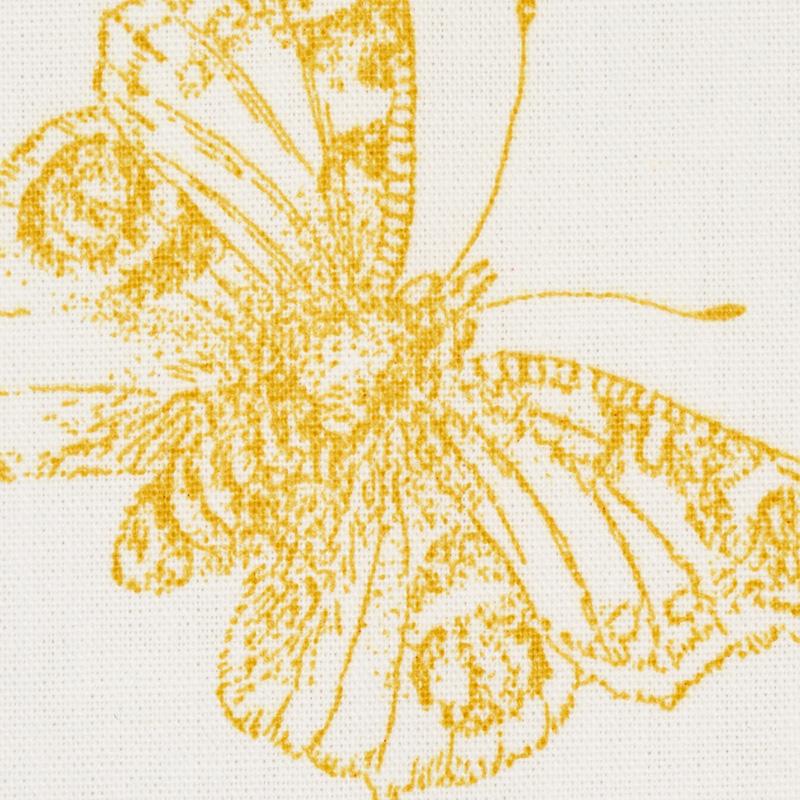 Schumacher Burnell Butterfly Yellow Fabric