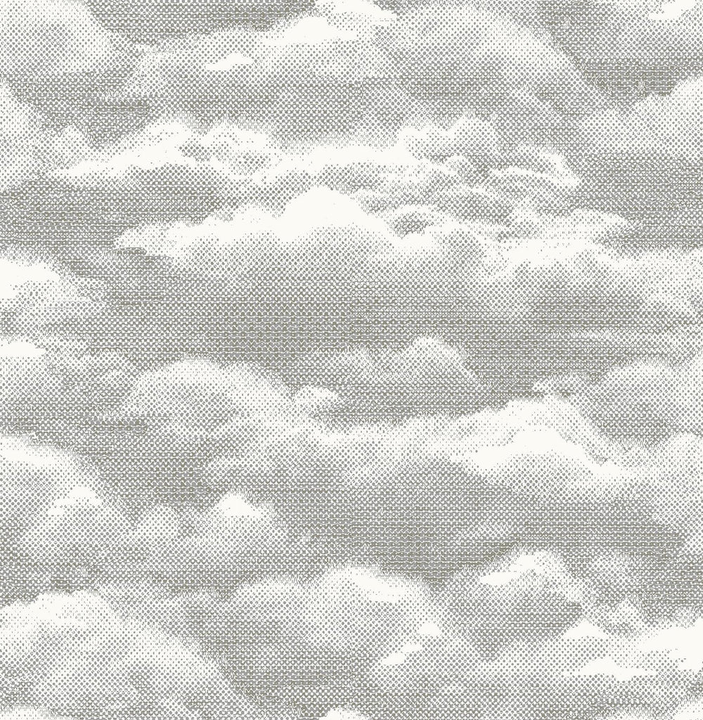 A-Street Prints Solstice Opal Cloud Wallpaper