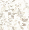 A-Street Prints Gossamer Taupe Botanical Wallpaper