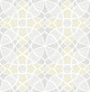 A-Street Prints Zazen Yellow Geometric Wallpaper
