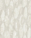 A-Street Prints Monolith Silver Abstract Wood Wallpaper