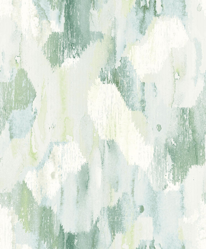 A-Street Prints Mahi Abstract Green Wallpaper