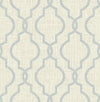 Brewster Home Fashions Geometric Jute Grey Quatrefoil Wallpaper