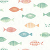 Brewster Home Fashions Key West Orange Sea Fish Wallpaper