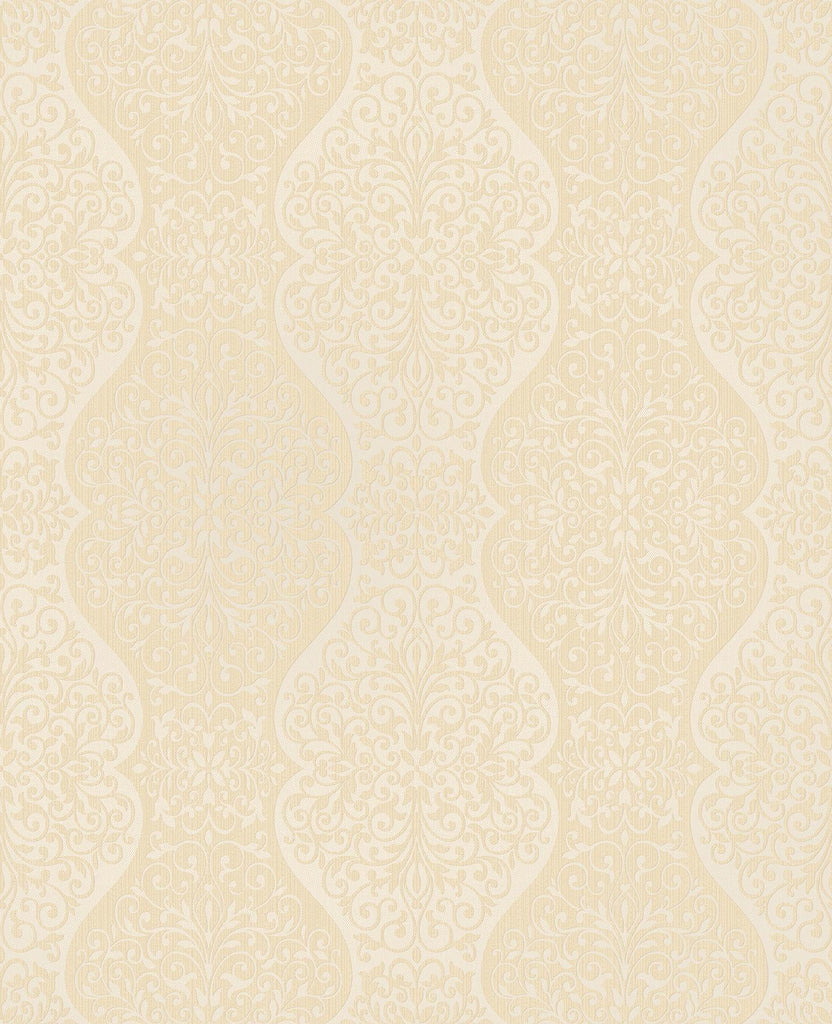 Brewster Home Fashions Cadence Gold Scroll Wallpaper