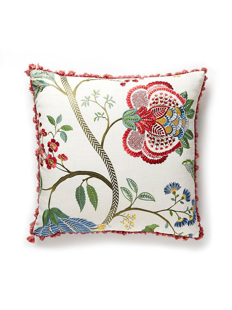 Scalamandre PALAMPORE EMBROIDERY BLOOM Pillow
