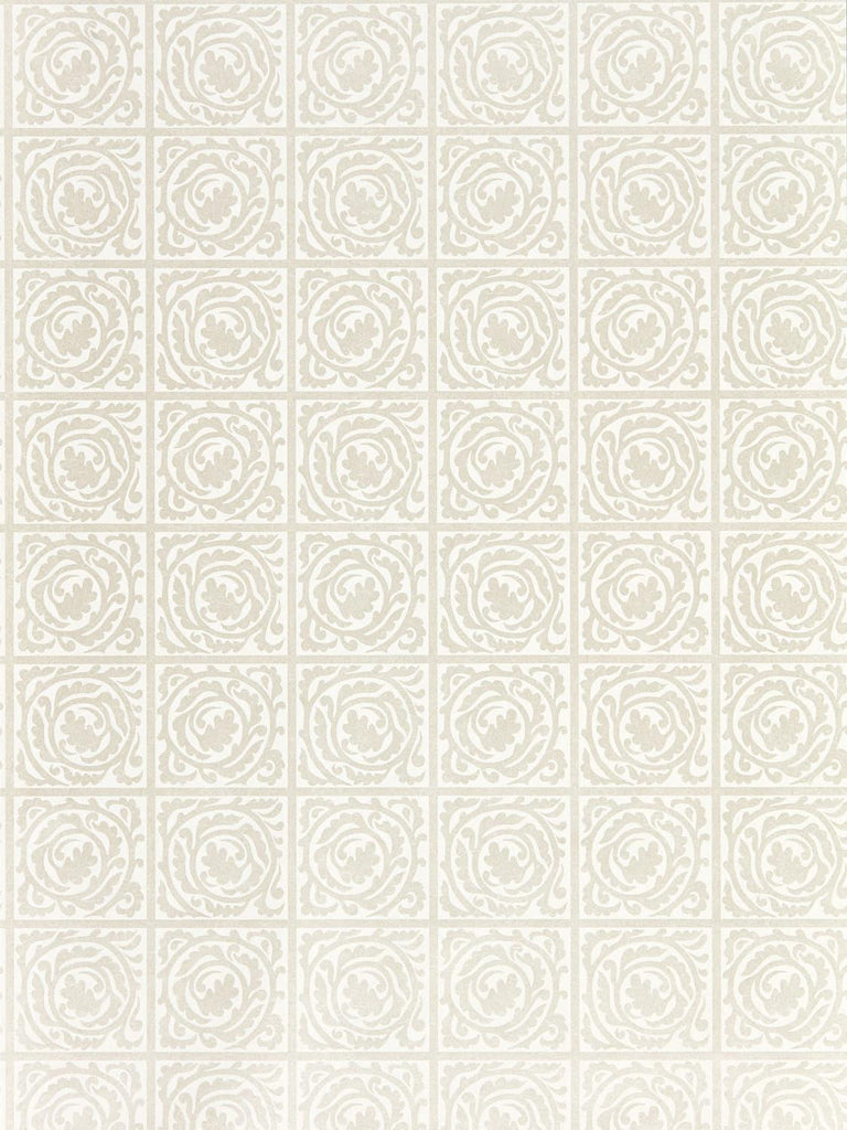Morris & Co Pure Scroll White Clover Wallpaper